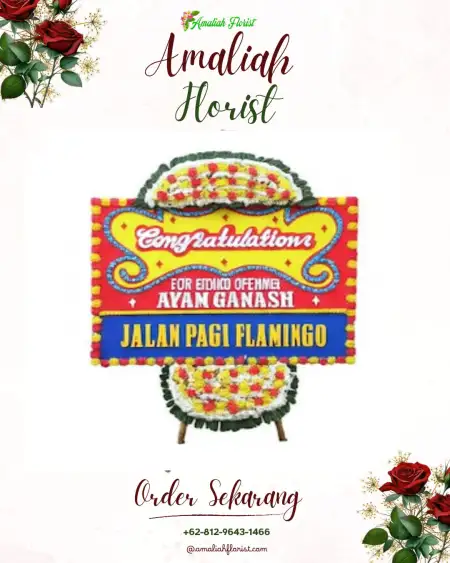 Sewa Papan Bunga Sebidai